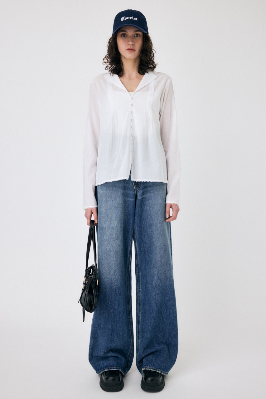 MOUSSY | COTTON PINTUCK ブラウス (シャツ・ブラウス ) |SHEL'TTER