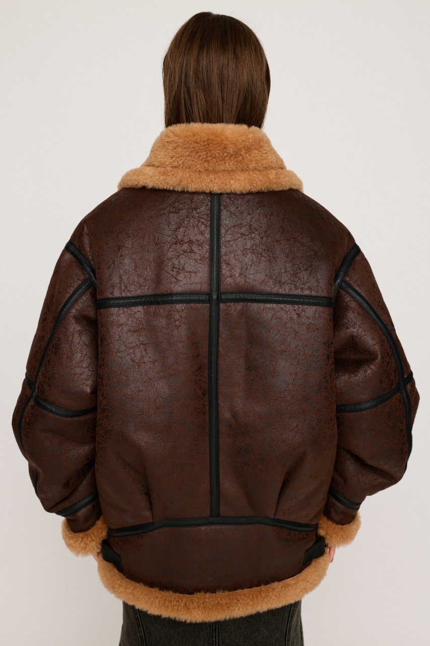 SLY | VINTAGE FAUX SHEARLING ジャケット (ブルゾン ) |SHEL'TTER