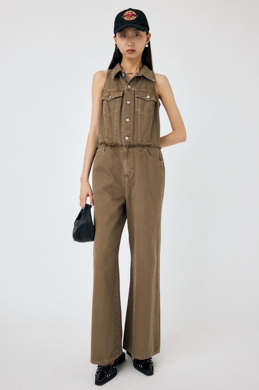 MOUSSY | SLEEVELESS REMAKE ジャンプスーツ (オールインワン ) |SHEL