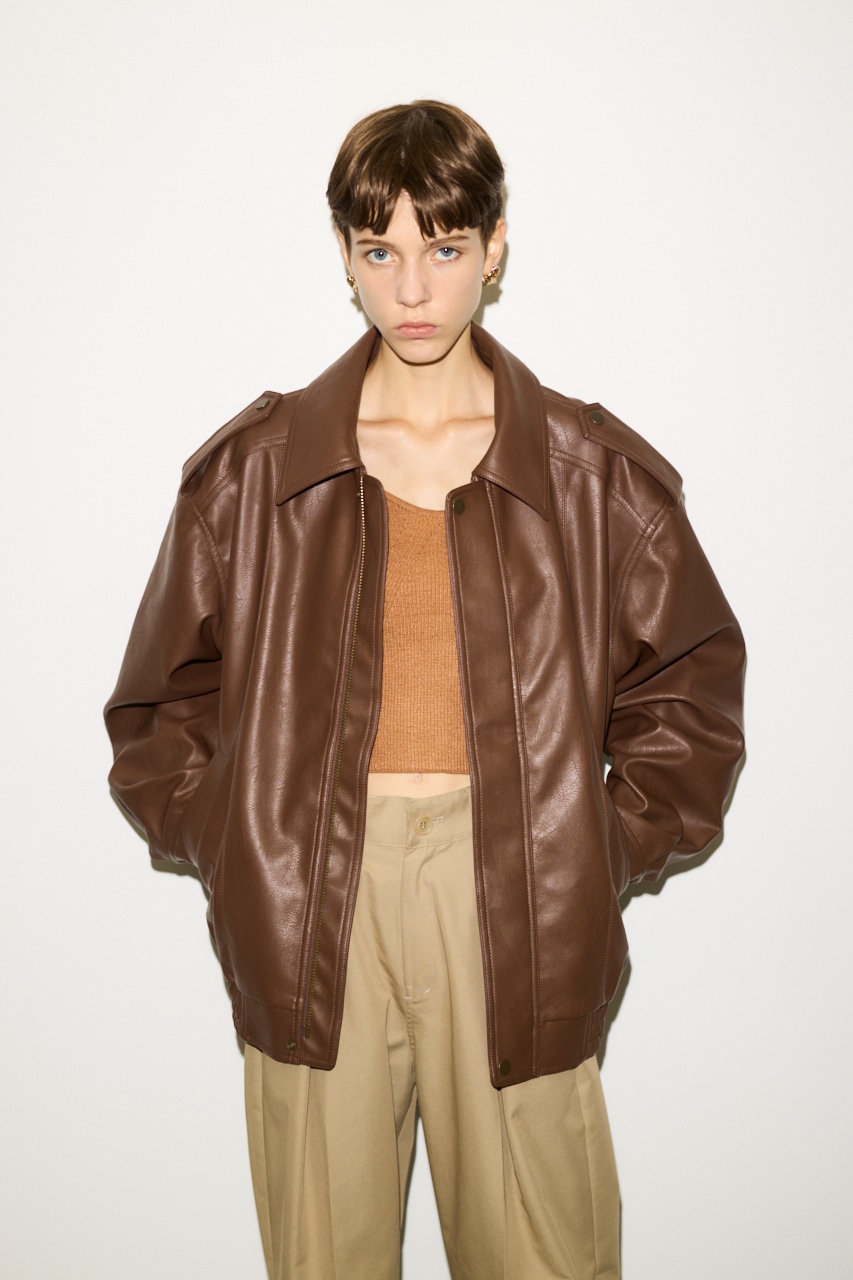 THROW by SLY | 【THROW】PAD IN F／LEATHER ジャケット (ジャケット