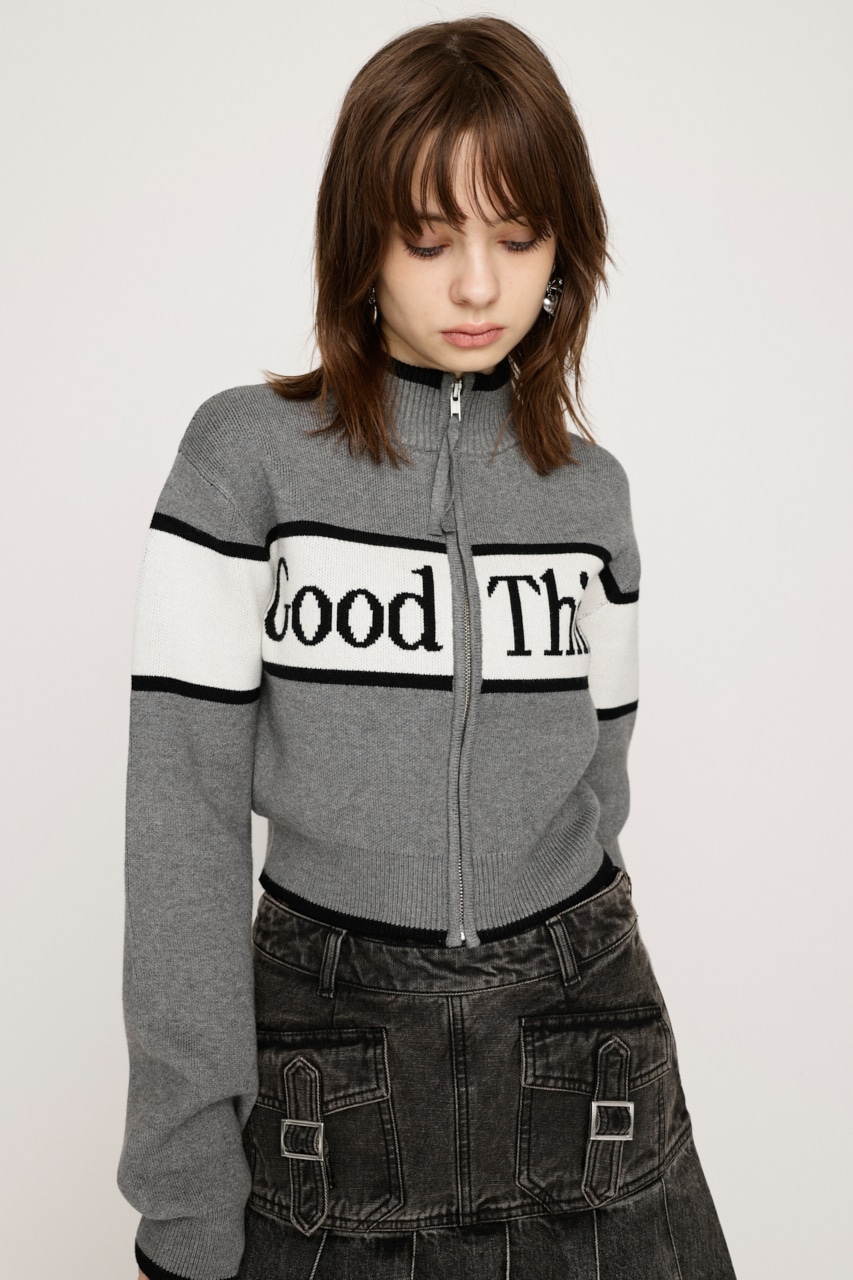 SLY | LINE LOGO ZIP カーディガン (カーディガン ) |SHEL'TTER WEBSTORE