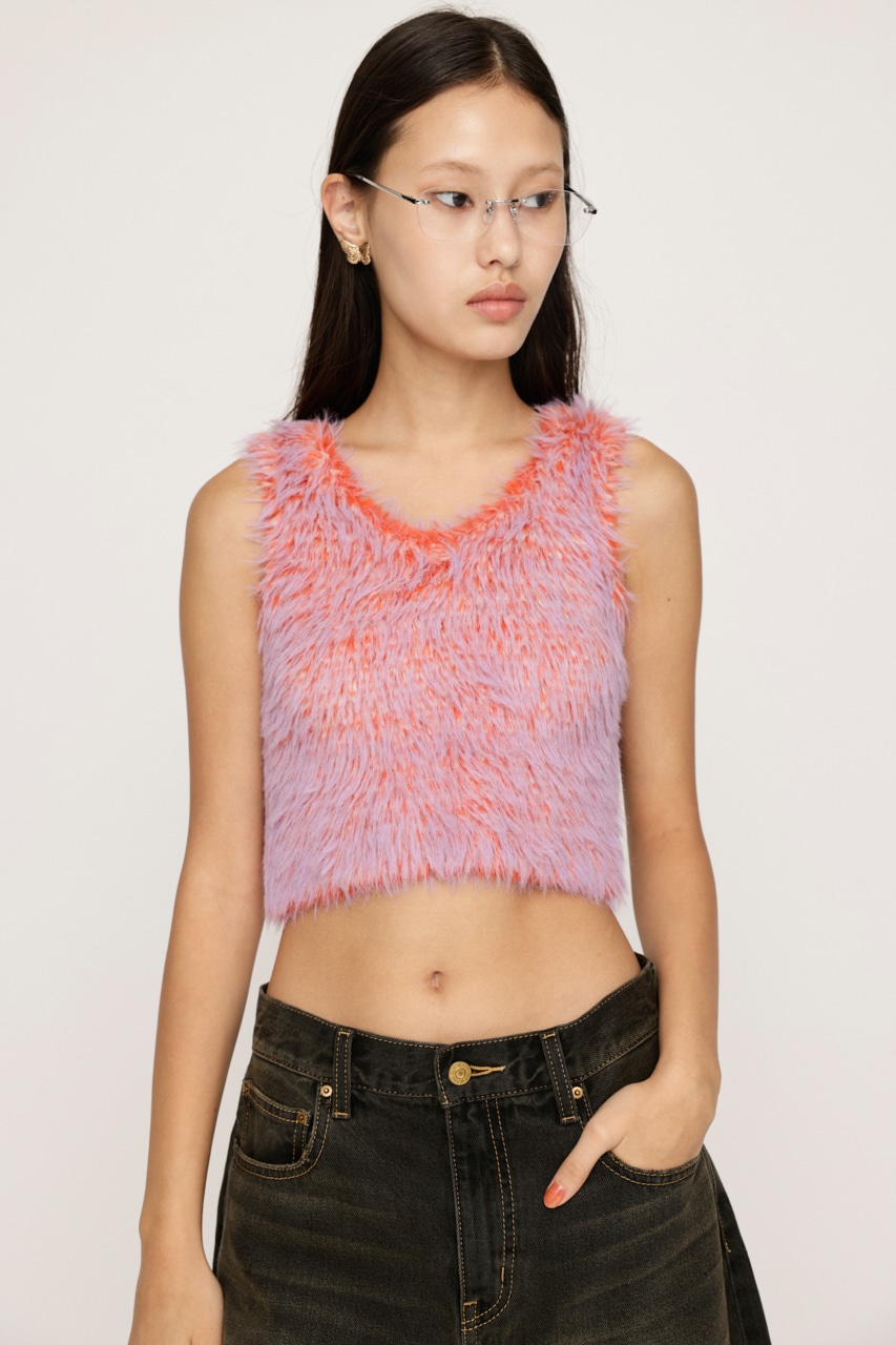 SLY | MIX SHAGGY TANK (タンクトップ ) |SHEL'TTER WEBSTORE