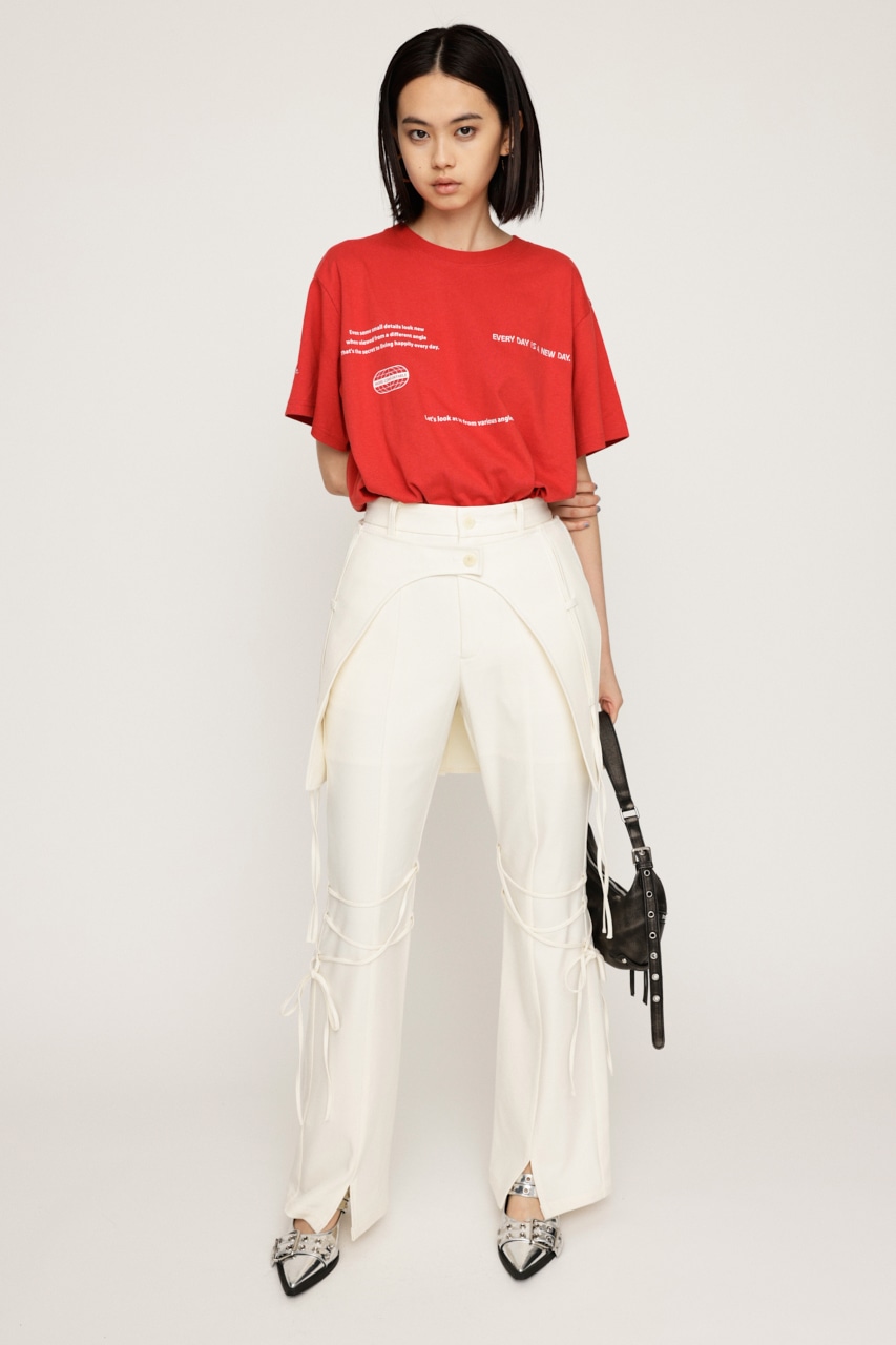 SLY | PLEATS LAYERED FLARE パンツ (パンツ ) |SHEL'TTER WEBSTORE