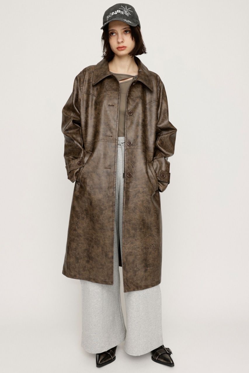 SLY | LONG F／LEATHER ジャケット (コート ) |SHEL'TTER WEBSTORE