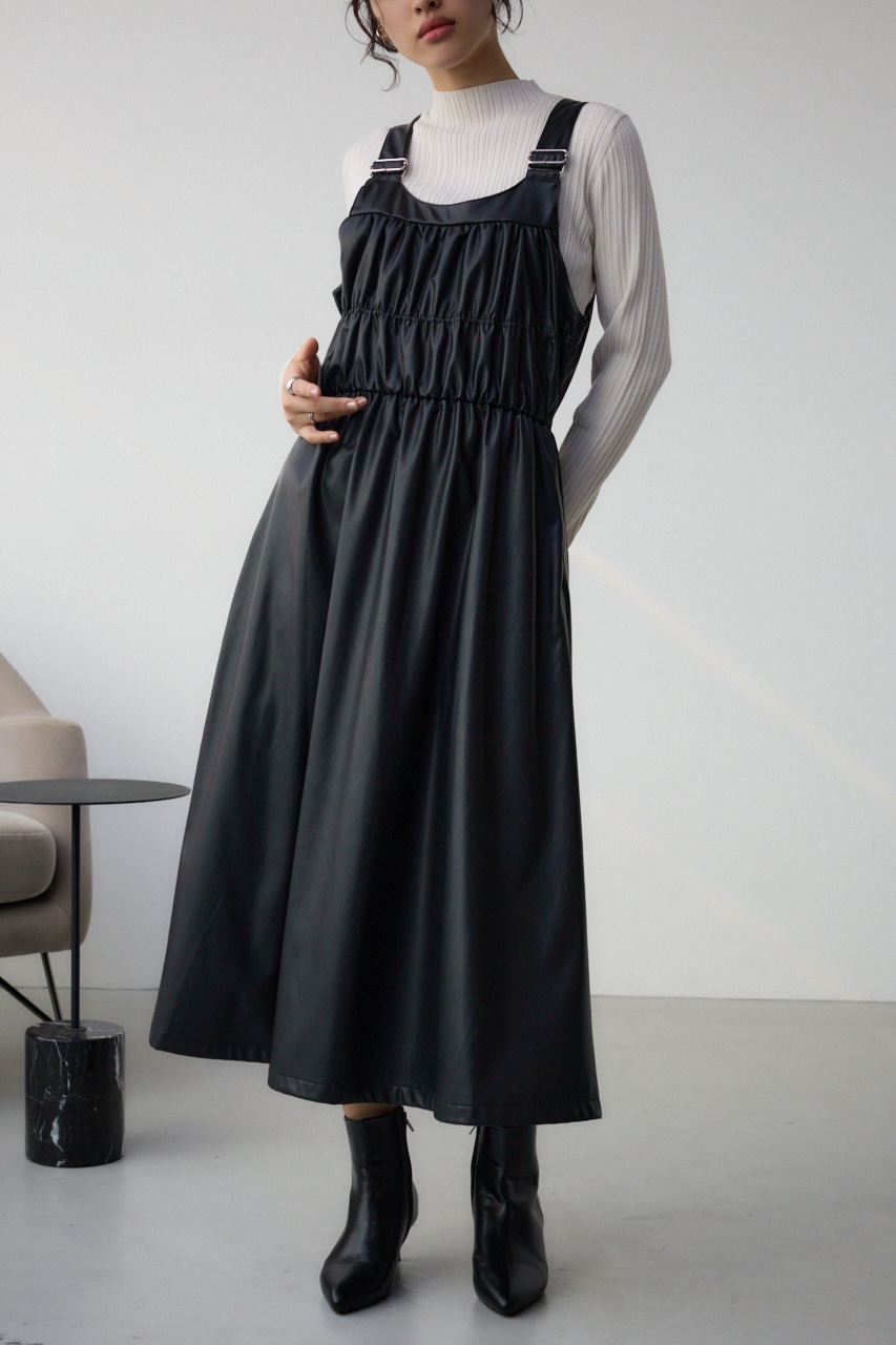 AZUL BY MOUSSY | シャーリング2WAYジャンパースカート (ワンピース