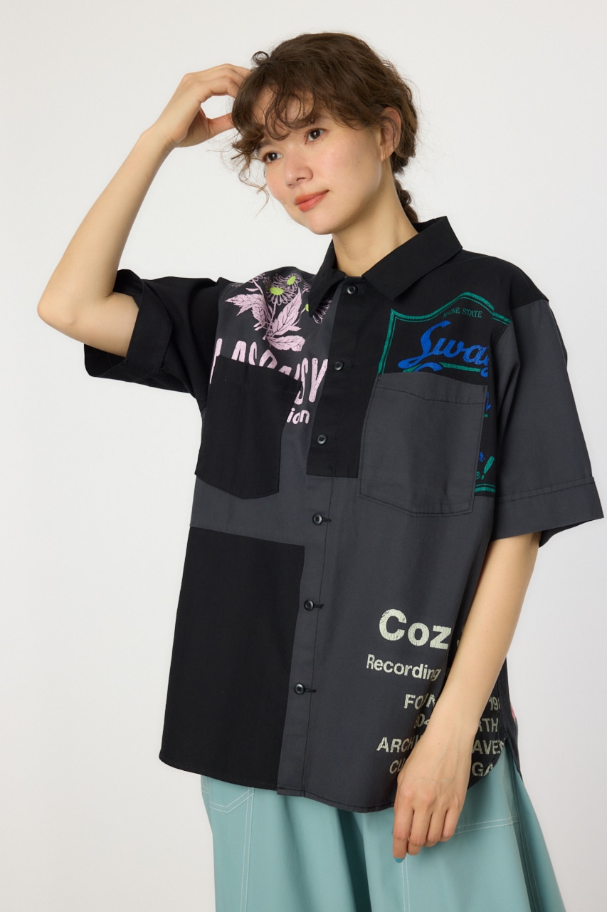 RODEO CROWNS WIDE BOWL | カスタムパッチドシャツ (シャツ・ブラウス