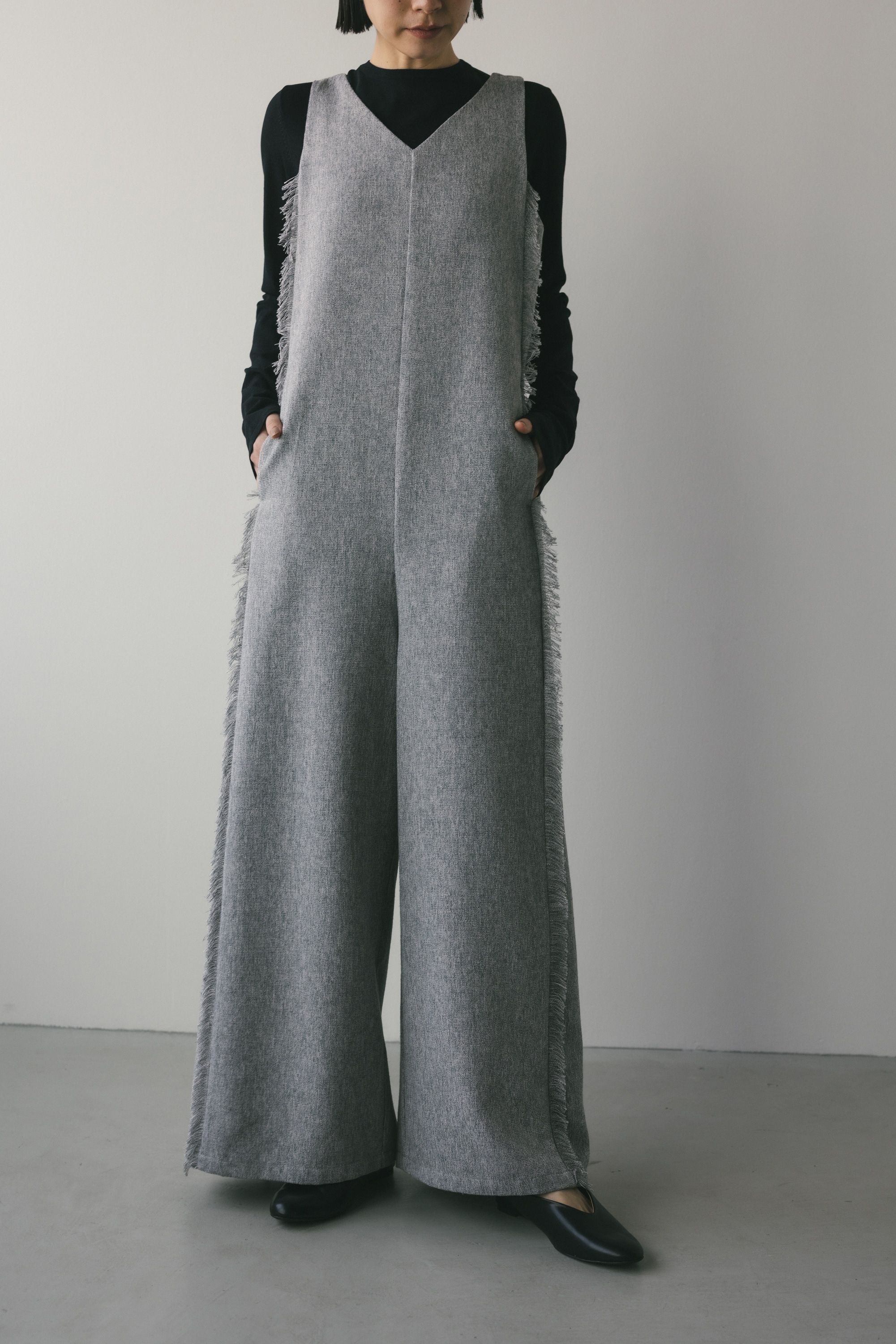 STYLEMIXER | フリンジサロペット (オールインワン ) |SHEL'TTER WEBSTORE