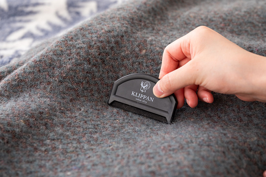 KLIPPAN/クリッパン ウール ハーフブランケット ベングトのムース