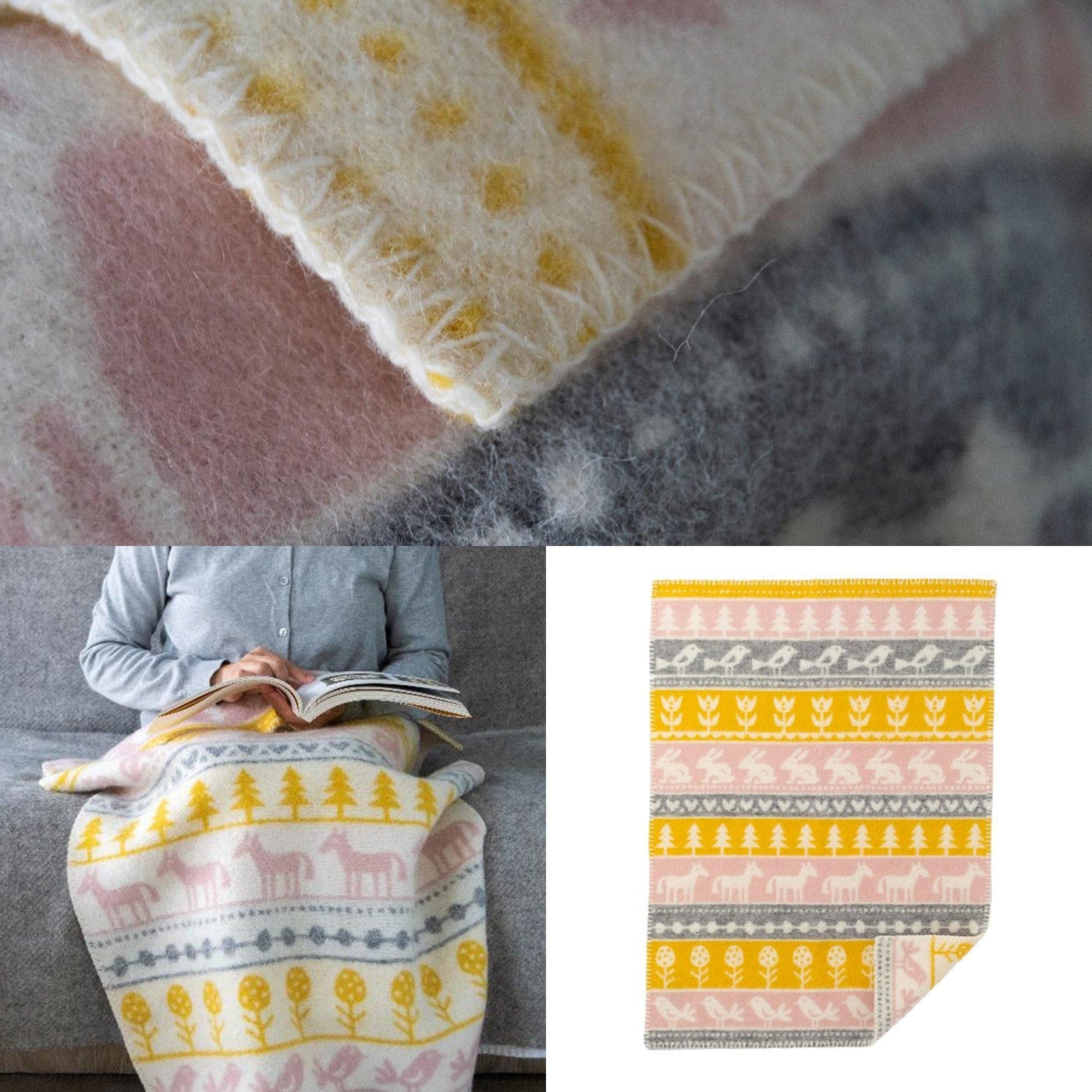 赤ちゃんはKLIPPANベビーブランケットの心地よさが大好きです