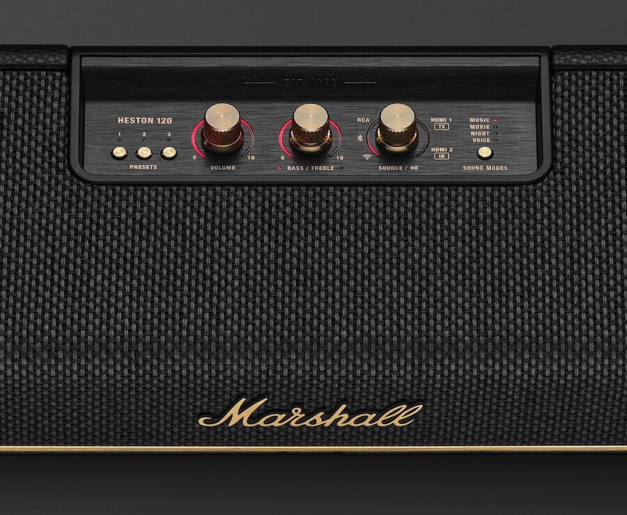 Marshall's Heston 120 Soundbar Drops the 10 Commandments of Home