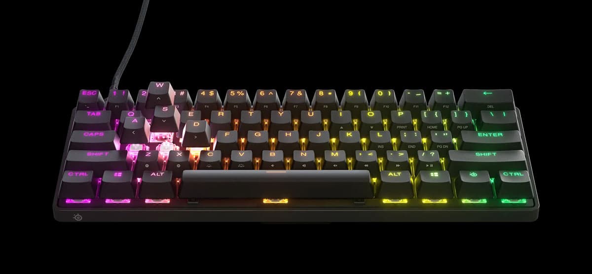 SteelSeries 64825J Apex Pro Mini ゲーミングキーボード |エディオン