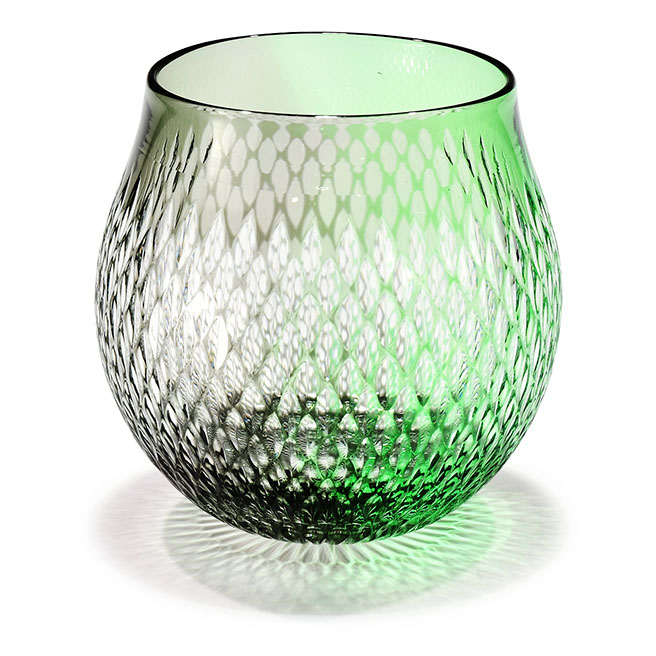 Pr-327 宙吹コレクショングラス 水色 | 江戸切子の店 華硝（はなしょう）