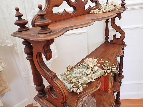 フランス ナポレオンシェルフ - 薔薇と天使のアンティーク