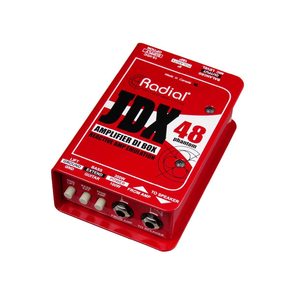 Radial Engineering（ラジアル・ラディアル） アンプ用DI JDX-48