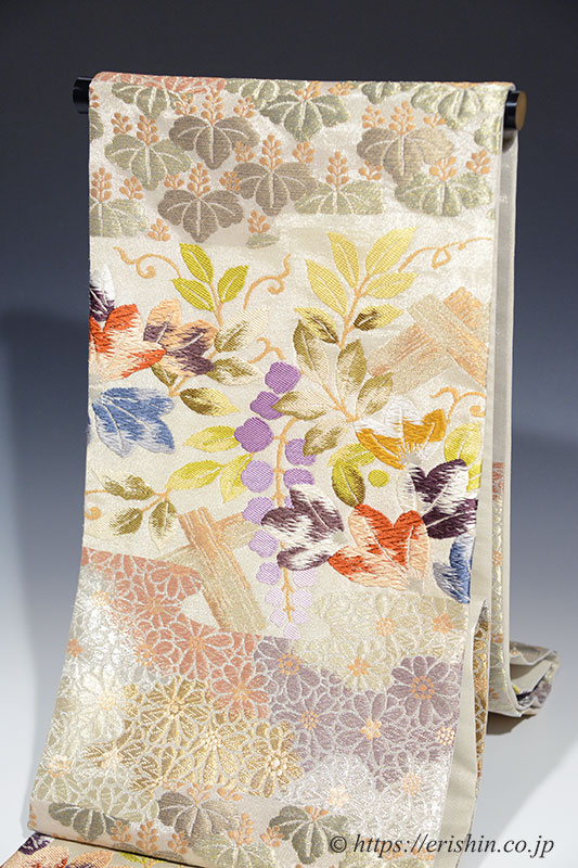 袋帯（菊桐藤花文） 『着物・呉服えり新』