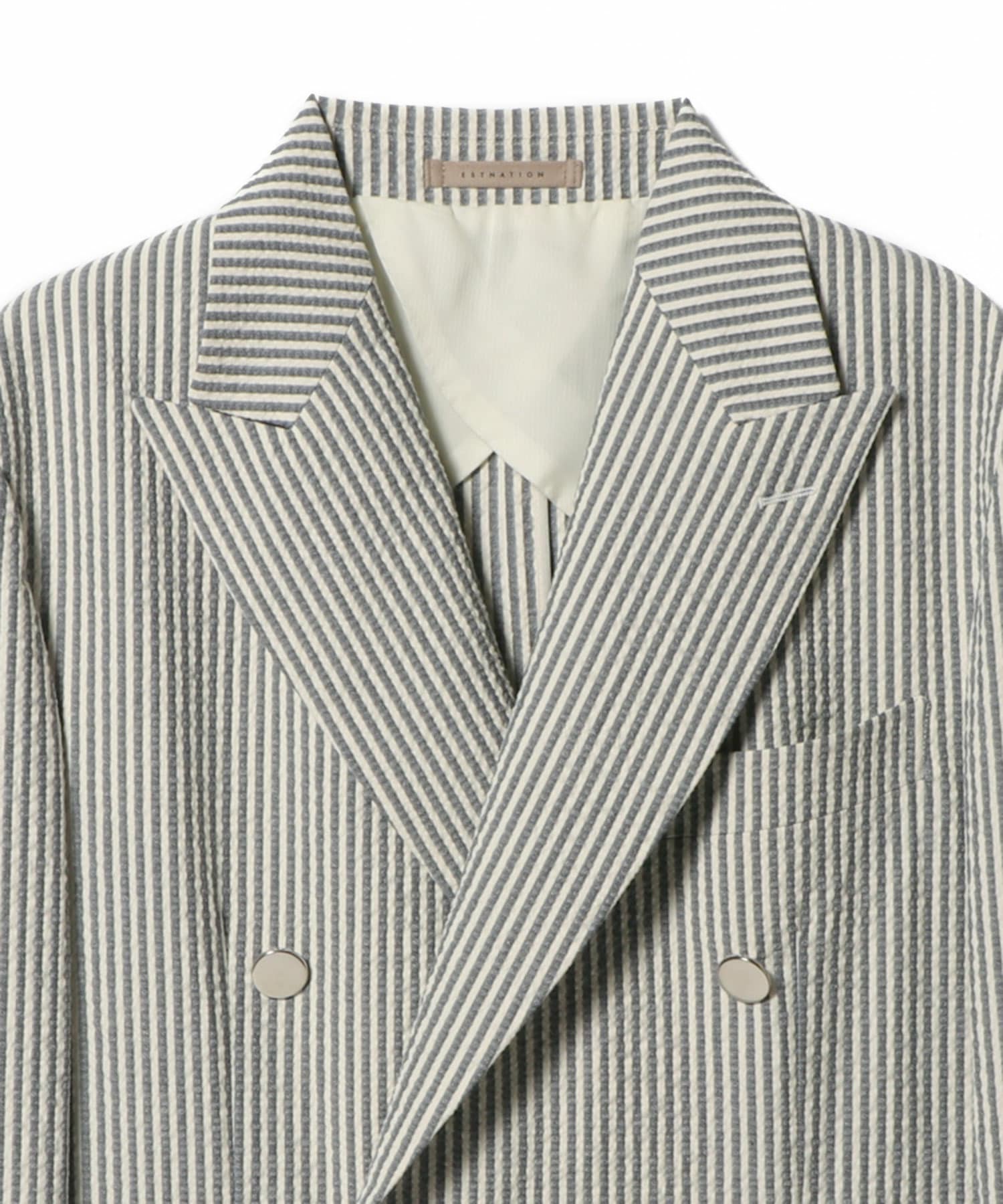 ESTNATION / コットンシアサッカー6Bダブルブレザー｜ESTNATION ONLINE