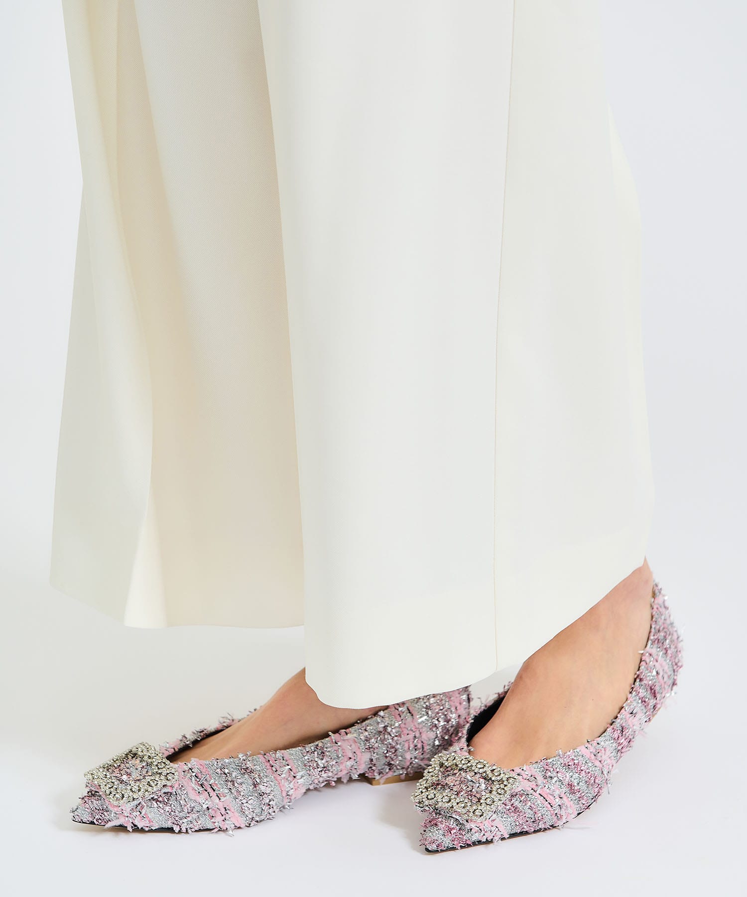 PIPPICHIC / ANNA V JEWERLY ツイードビジューパンプス｜ESTNATION