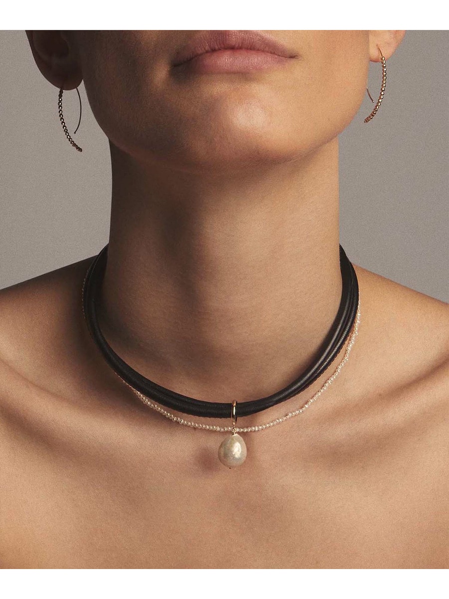 MIZUKI / K14YG スモールバナナフープピアス｜ESTNATION ONLINE STORE