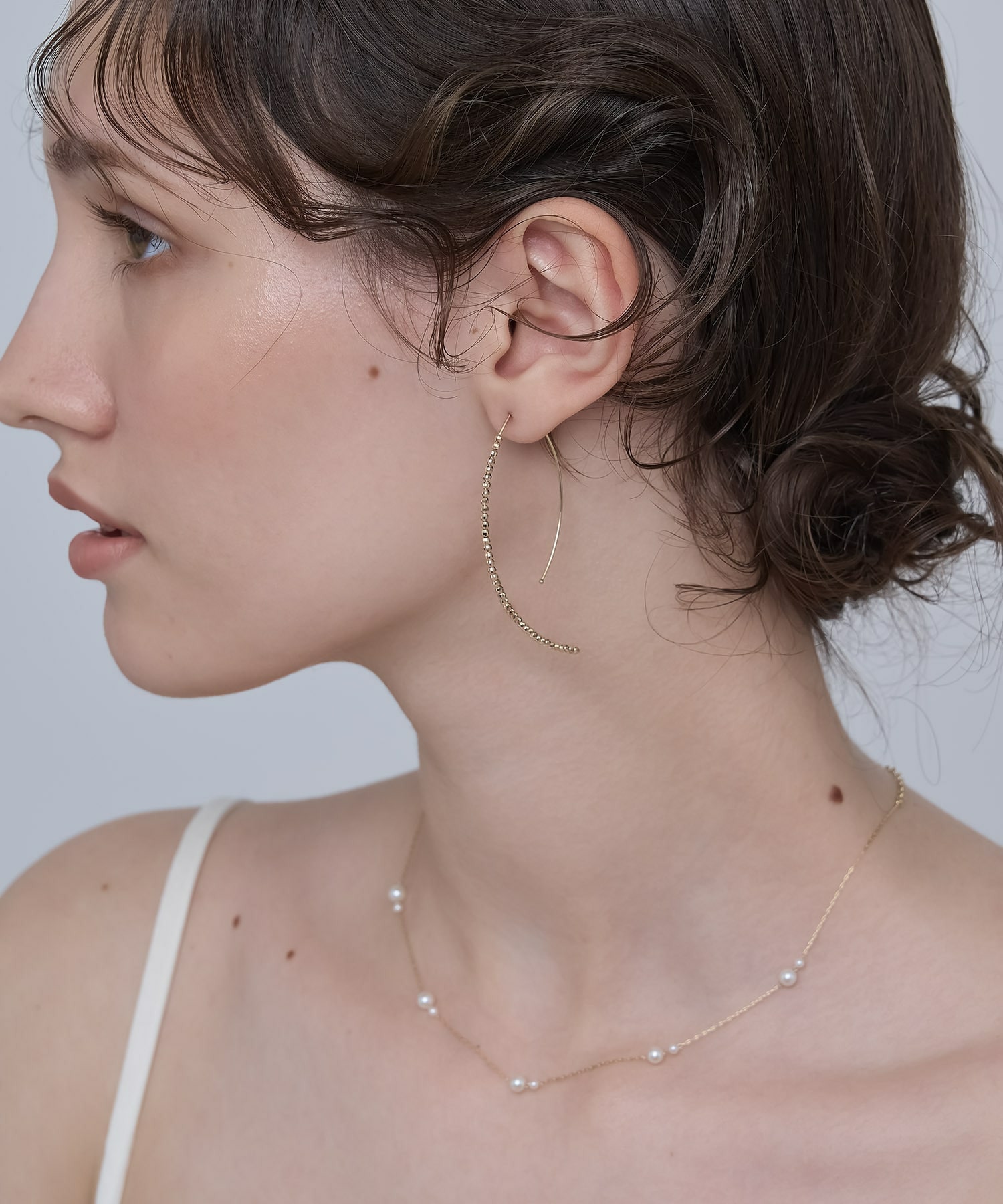 MIZUKI / 14KYGラージバナナフープピアス｜ESTNATION ONLINE STORE