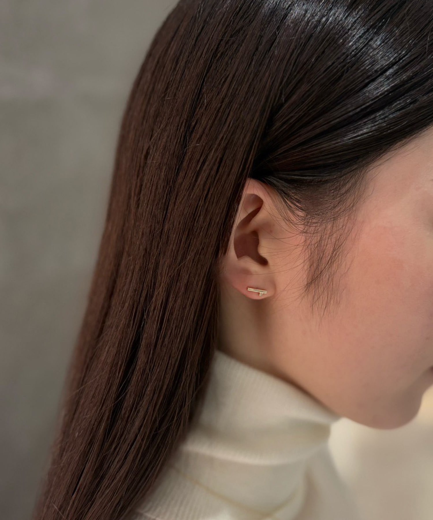 Hirotaka / モスキート ダイヤモンドバーピアス《ESTNATION EXCLUSIVE