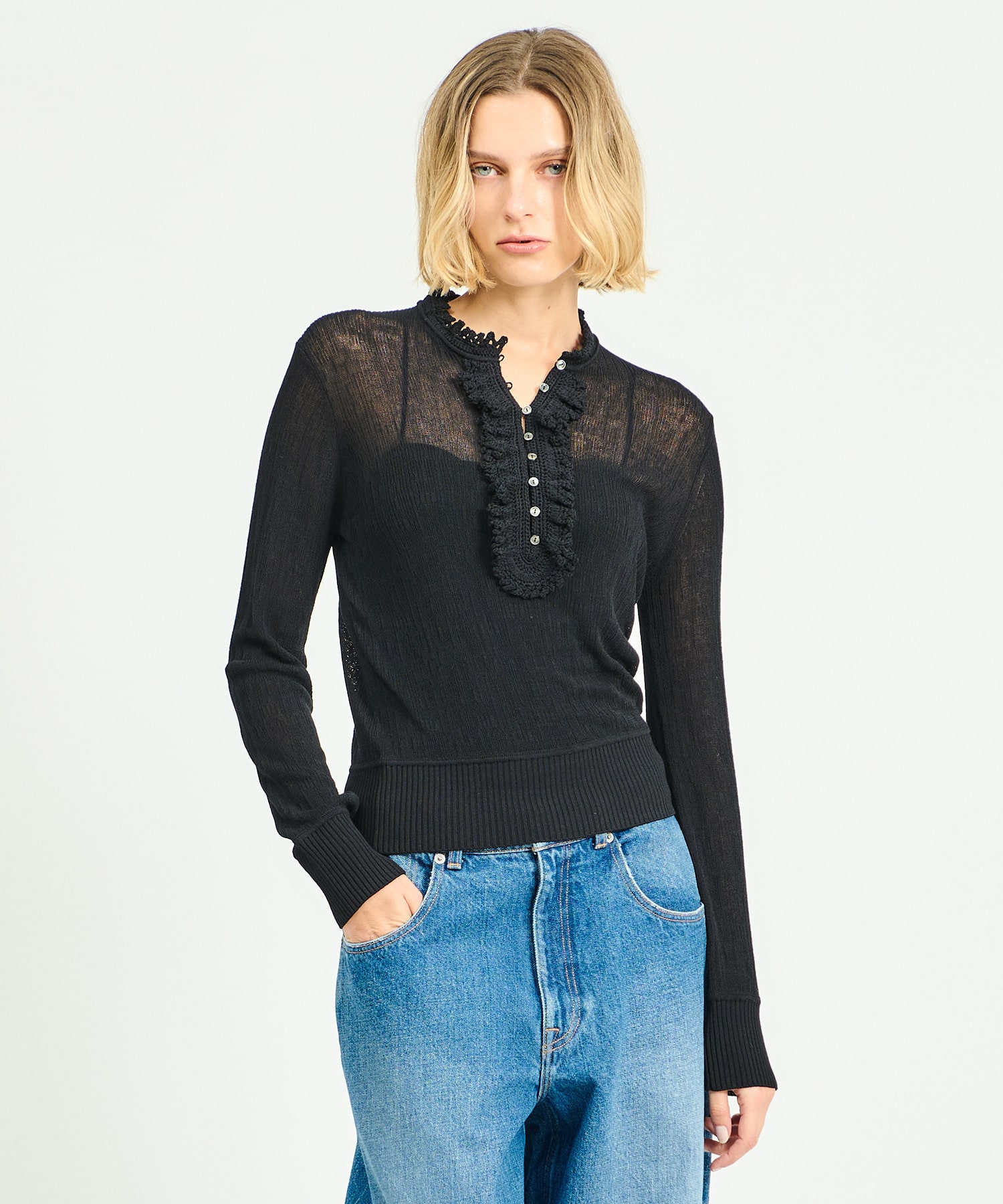 ESTNATION / クロシェポイント シアーニット｜ESTNATION ONLINE STORE