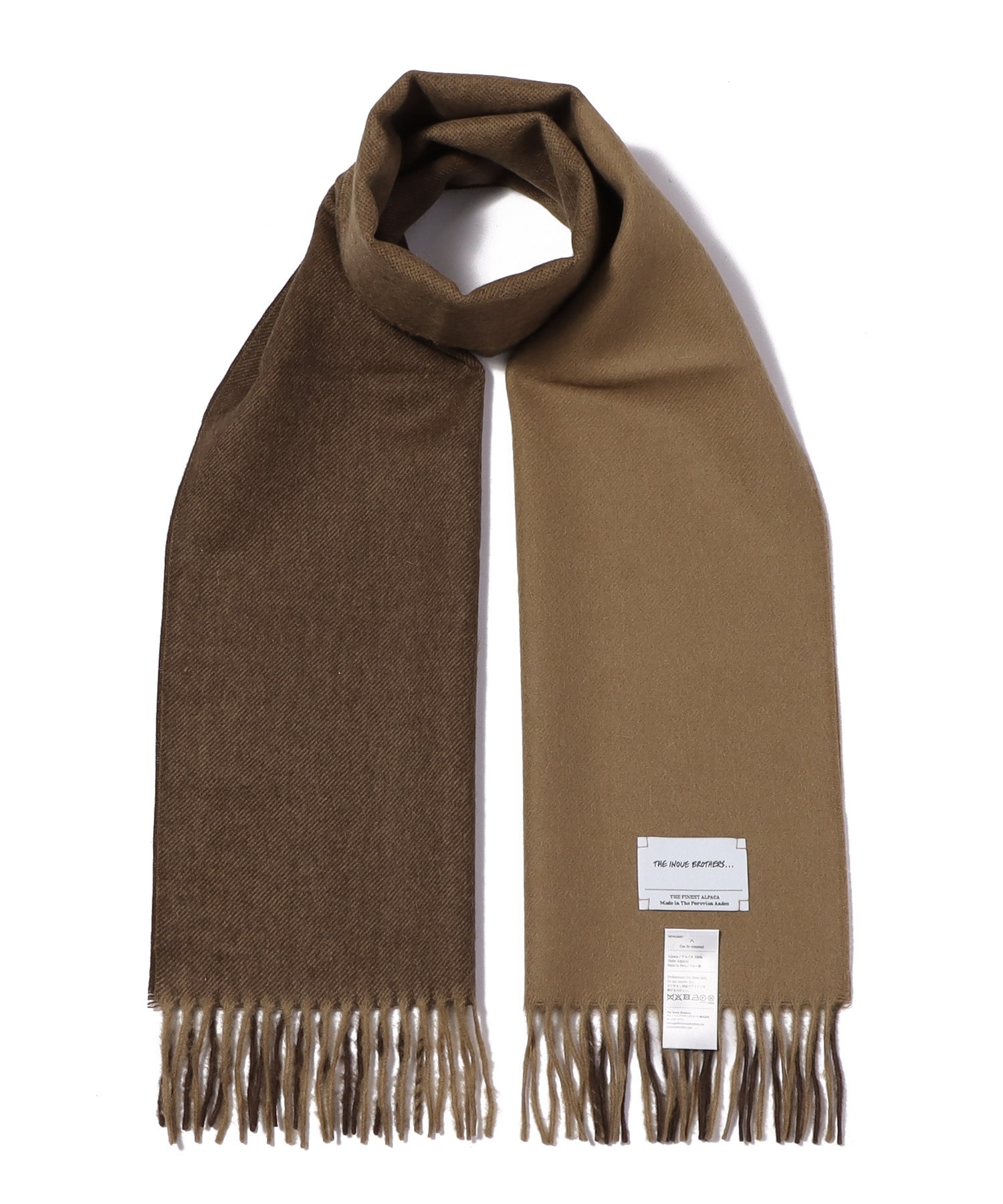 THE INOUE BROTHERS / Brushed Scarf Block｜ESTNATION ONLINE STORE