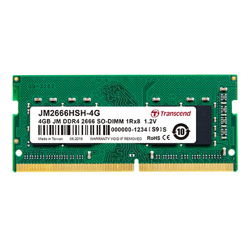 ノートPC用メモリ 8GB Transcend DDR4-2666 PC4-21300 SO-DIMM