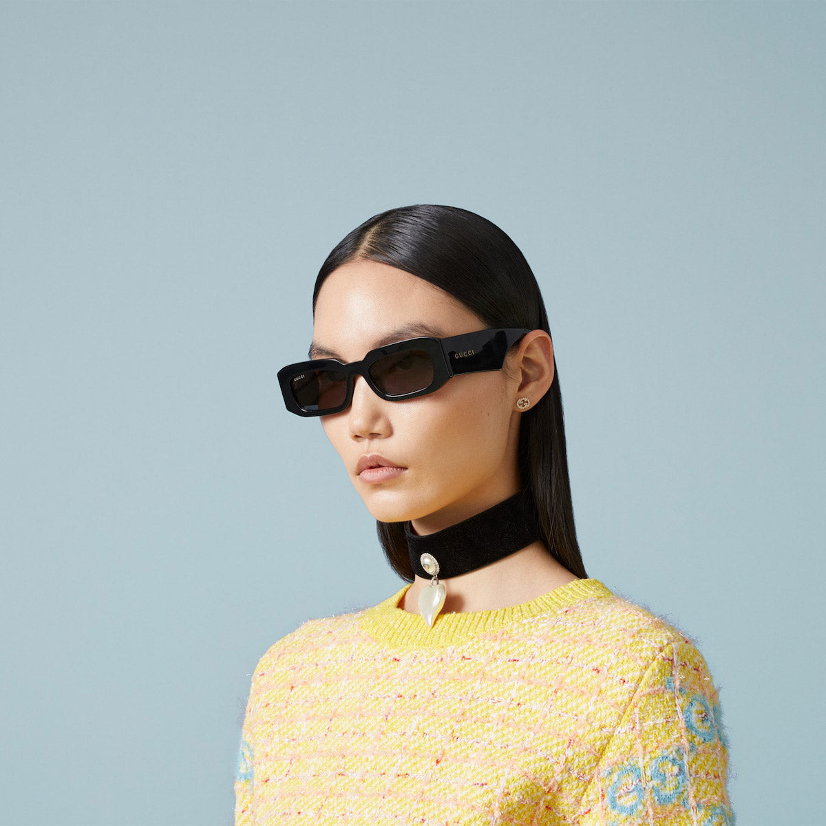 Gucci® GG1426S Rectangle Sunglasses - EuroOptica