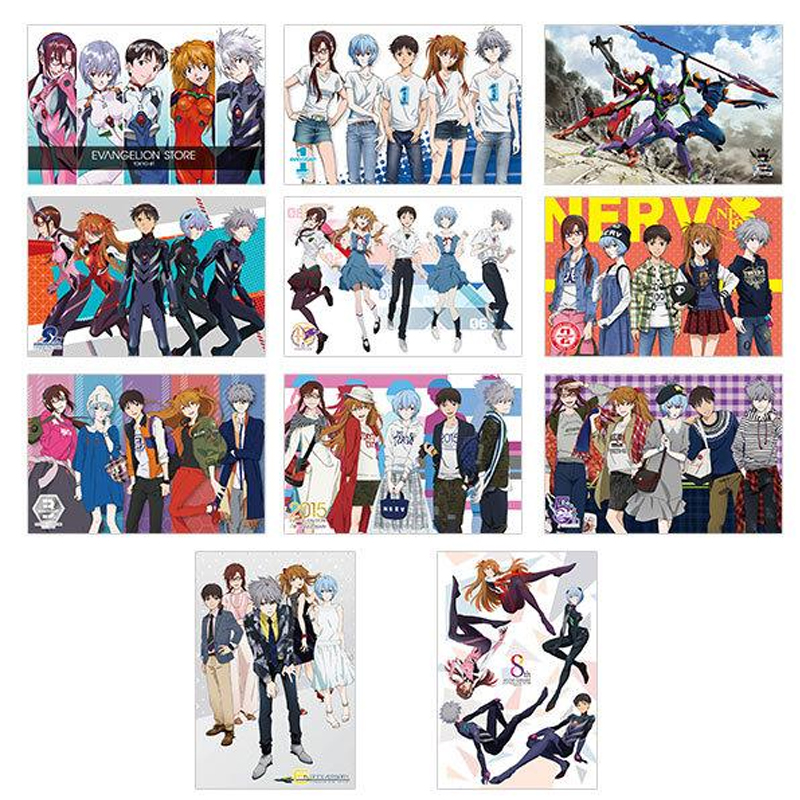 EVA STORE TOKYO-01【10周年記念】ポストカードセット(11枚入り)