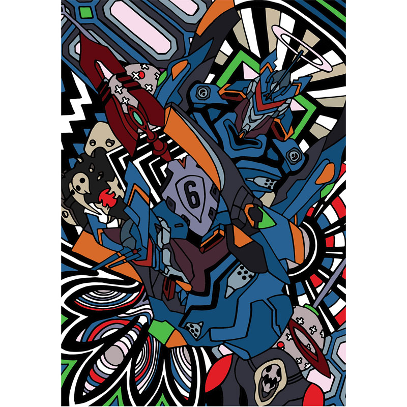 受注生産品】RADIO EVA 397 EVA Canvas Art （illustration）/Mark.06