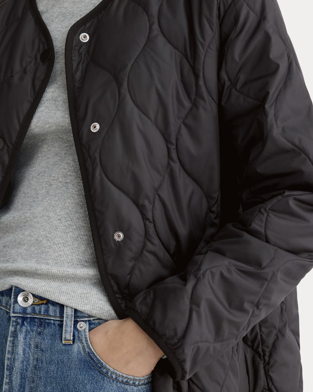 The Quilted Liner | Black – Everlane