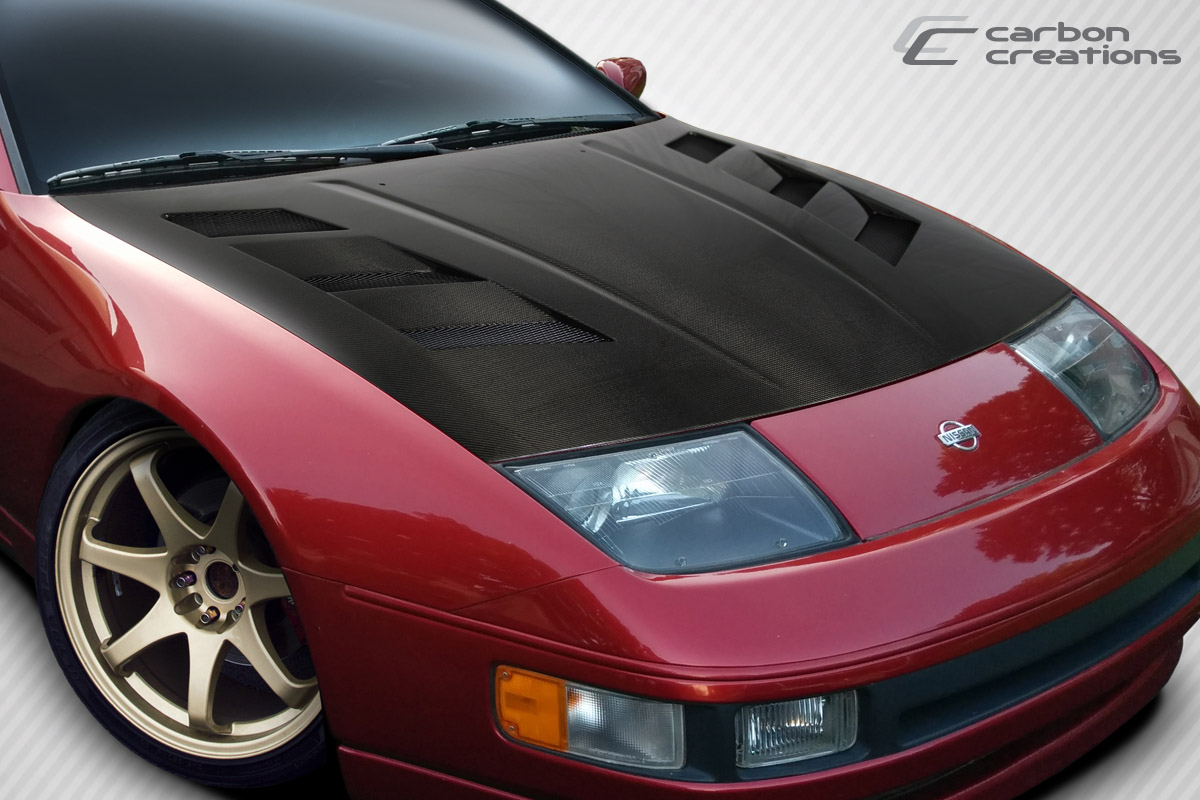 90-96 Fits Nissan 300ZX AM-S DriTech Carbon Fiber Body Kit- Hood