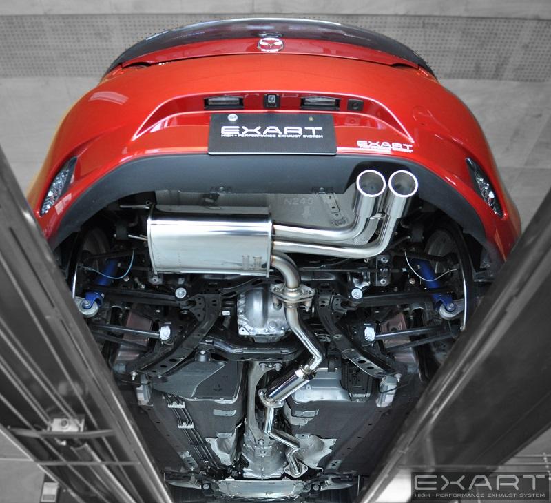 新製品】NDロードスター用センターパイプ | EXART – High Performance