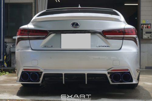 レクサスLS500h ワンオフマフラーエンド製作 | EXART – High