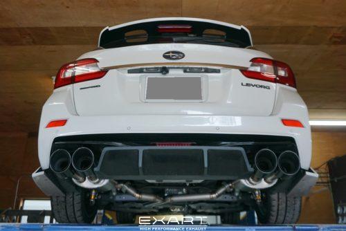 ワンオフマフラー製作】レヴォーグVMG フルチタン＆電動可変バルブ仕様