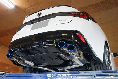 作業紹介】レクサスIS500 EXART ONEマフラー装着 | EXART – High