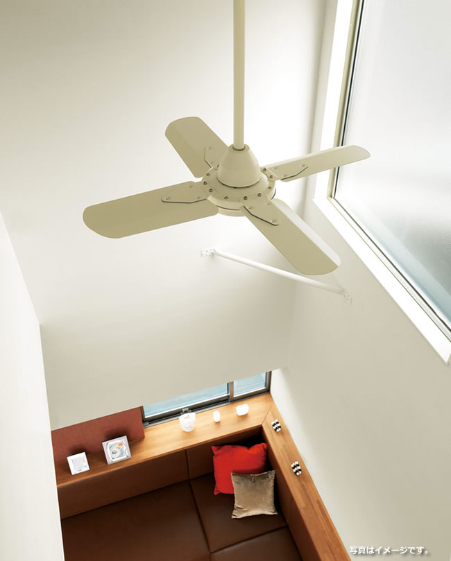 傾斜対応 小型 軽量 オーデリック製シーリングファン【OJF001】｜<公式