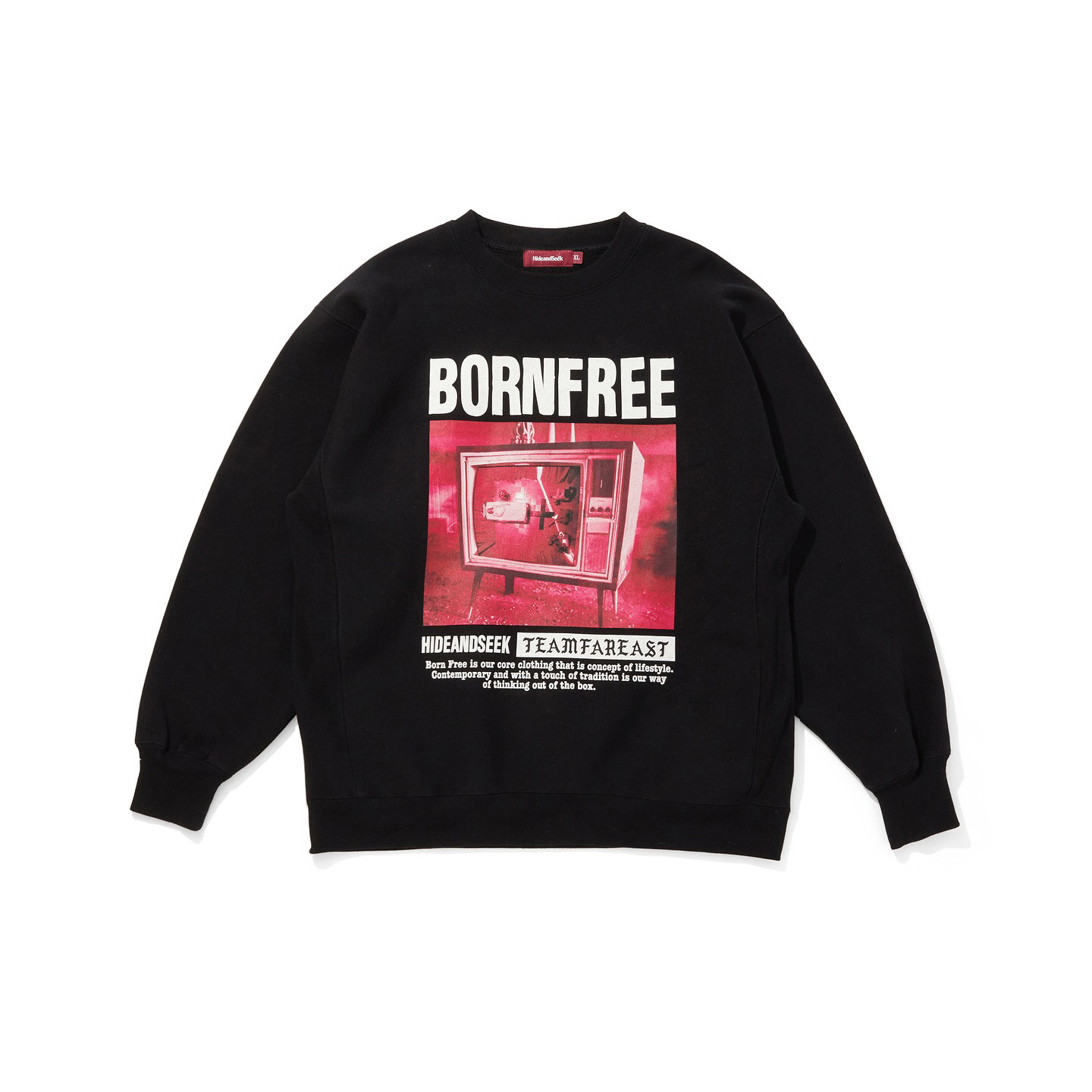 HIDEANDSEEK(ハイドアンドシーク) / TV SWEAT SHIRT(HC-090525)(クルー