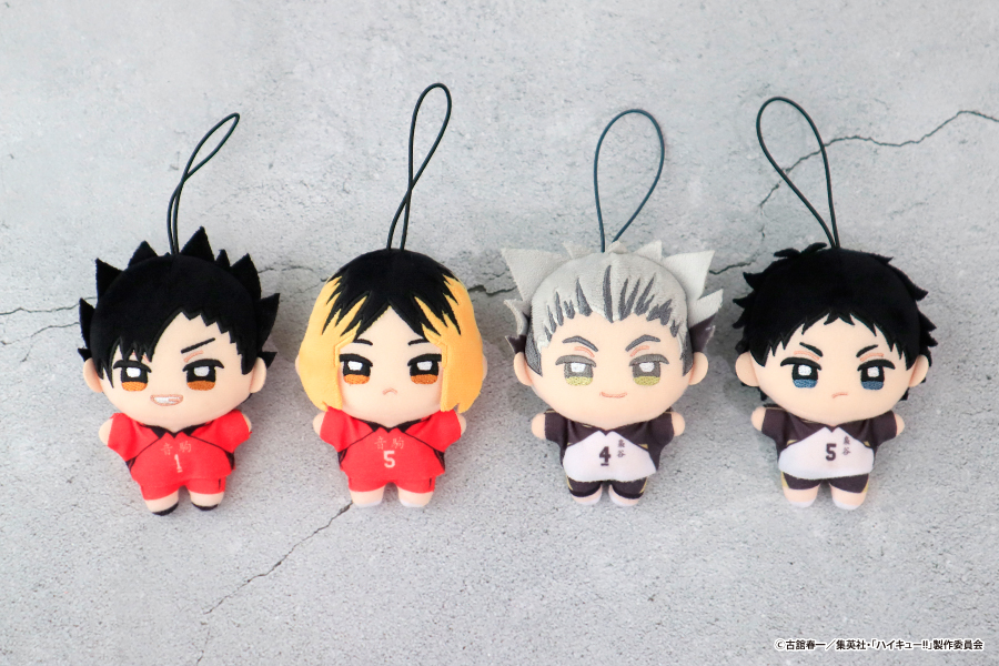 大人気アニメ「ハイキュー！！」の、ぬいぷりけmini3・4がプライズで