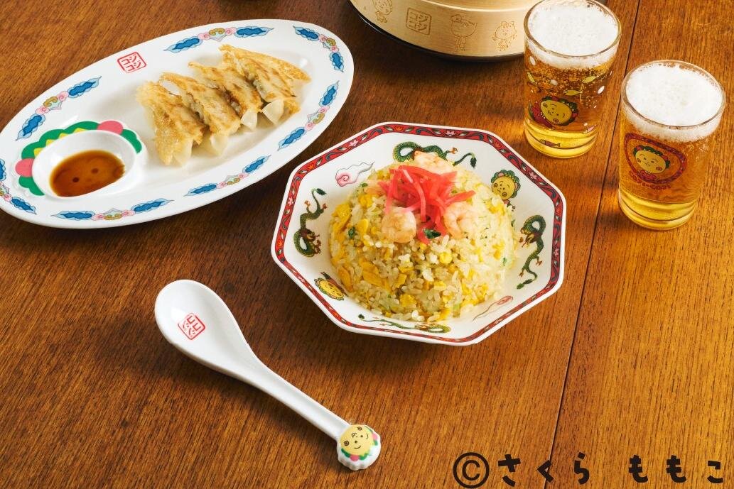 スタディオクリップ「コジコジ」コラボ、コジコジの顔モチーフの餃子皿