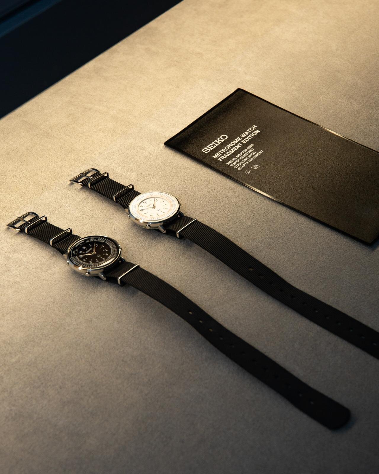 セイコー×フラグメント「メトロノームウオッチ」分針の動きでテンポが