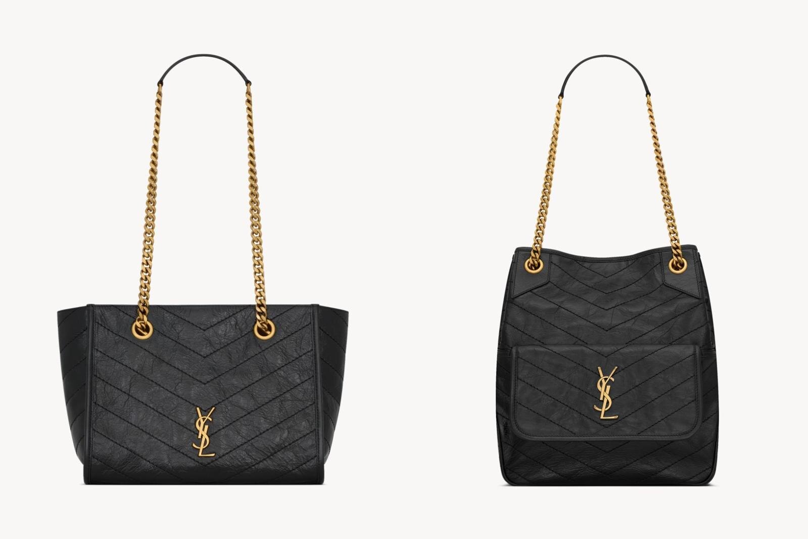 サンローランの新型バッグ「ニキ ショッピング」ヴィンテージ風レザー