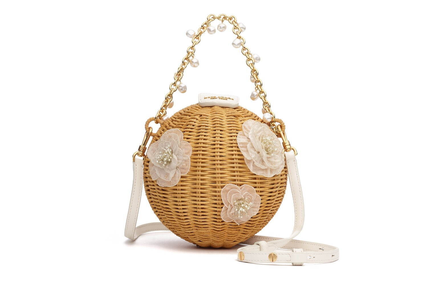 ケイト・スペード23年夏バッグ、貝殻のクロスボディ＆“珊瑚の刺繍入り