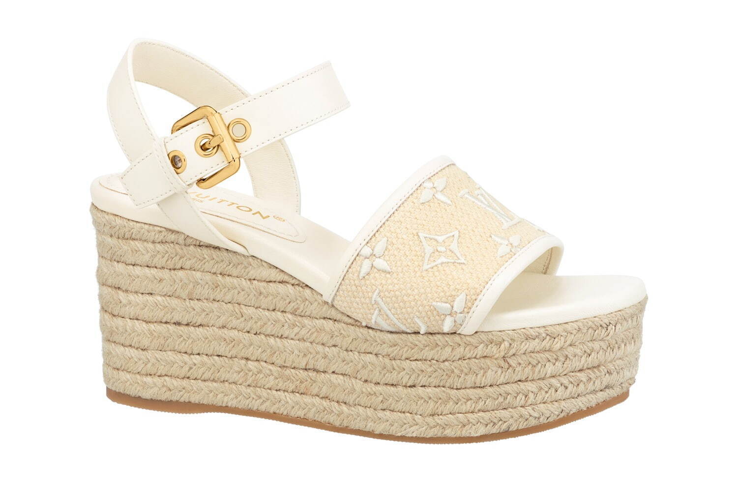 ルイ・ヴィトン新作シューズ、“モノグラム・パターン”の厚底サンダル