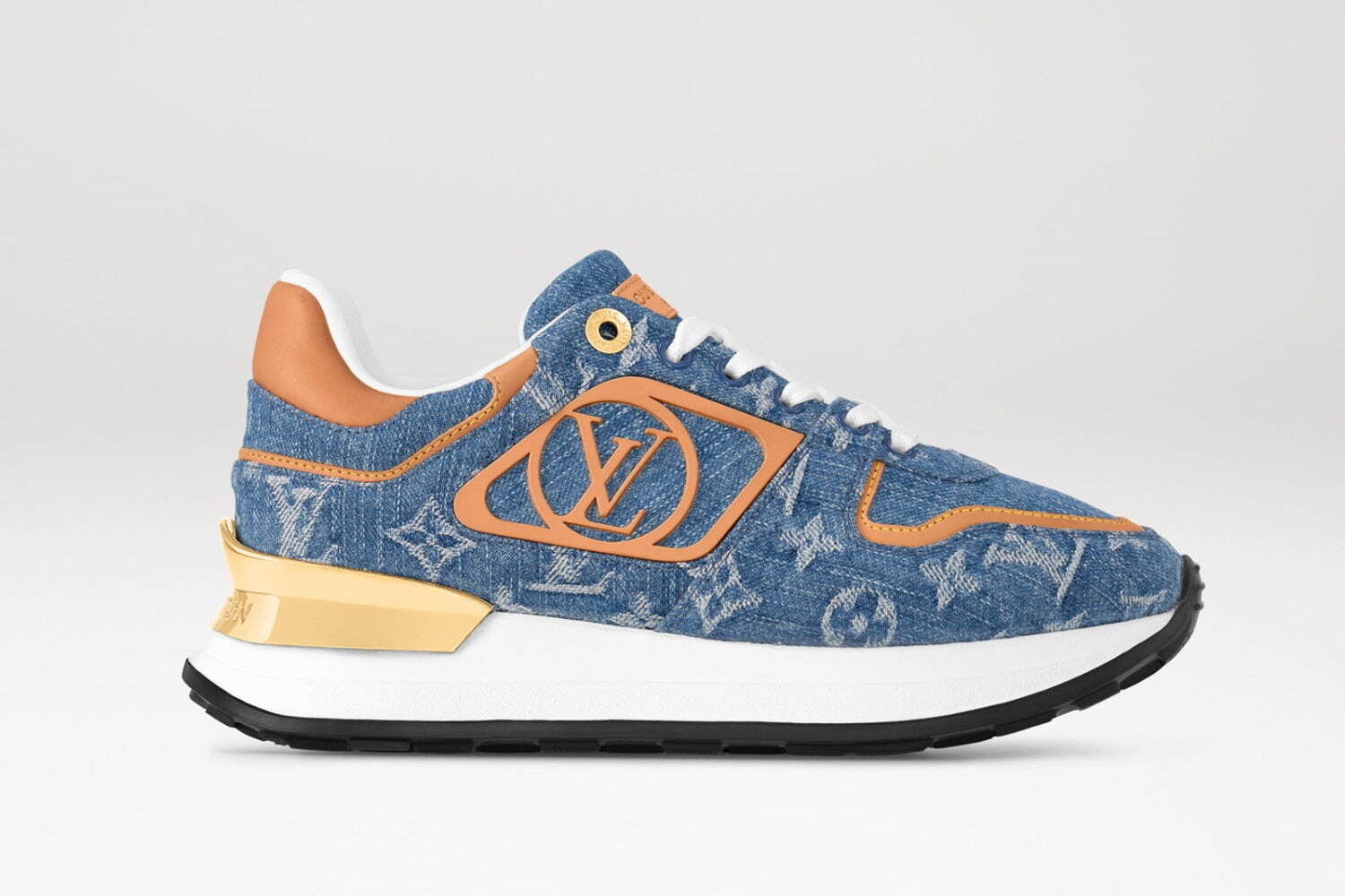 ルイ・ヴィトンからモノグラム・デニムのウィメンズシューズ、波型