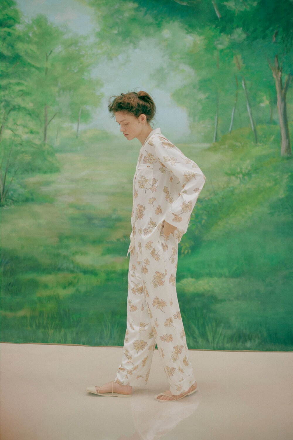 ジェラート ピケ×アルフォンス・ミュシャのルームウェア《花言葉