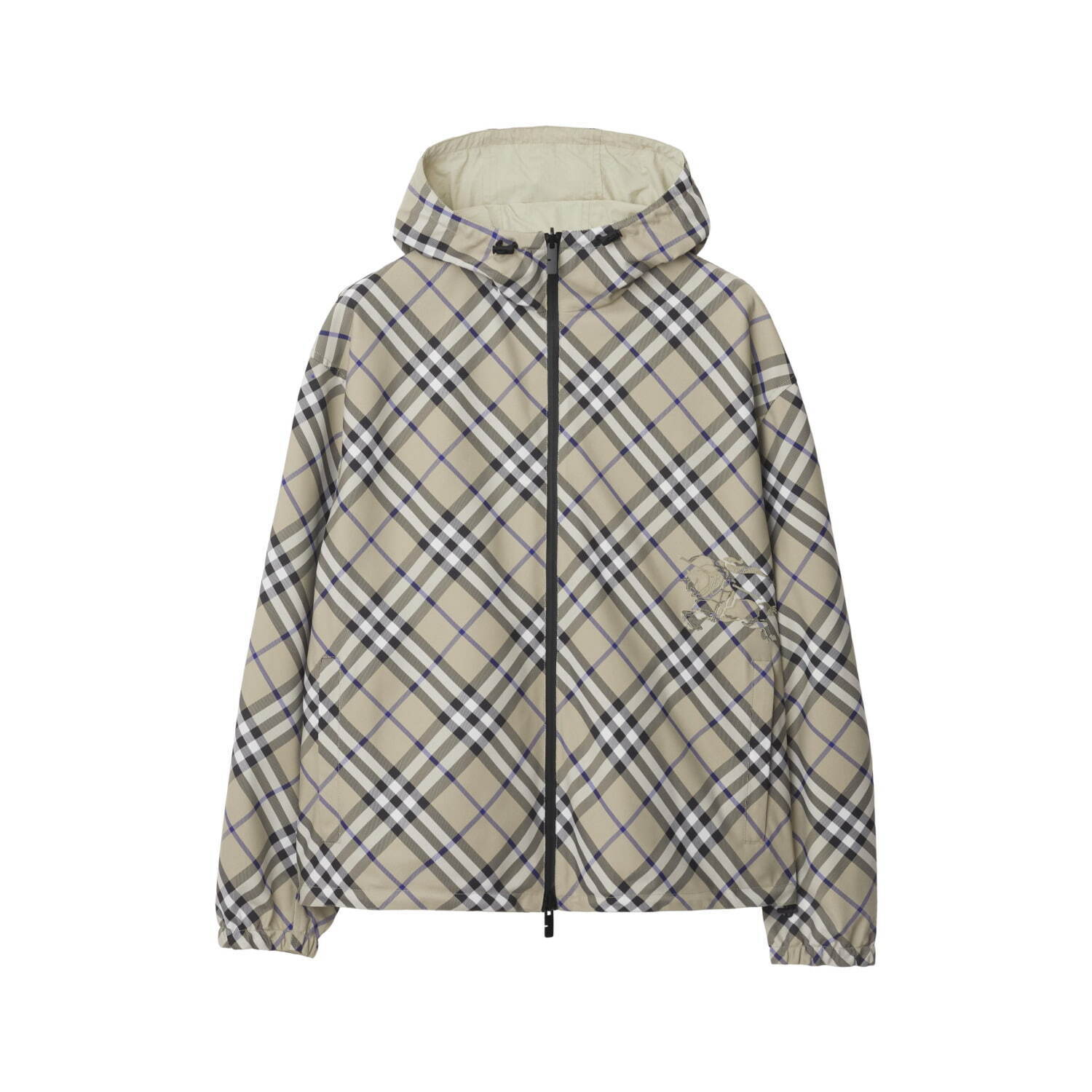 バーバリー“斜めチェック”のツイルジャケット＆シャツ、「馬上の騎士