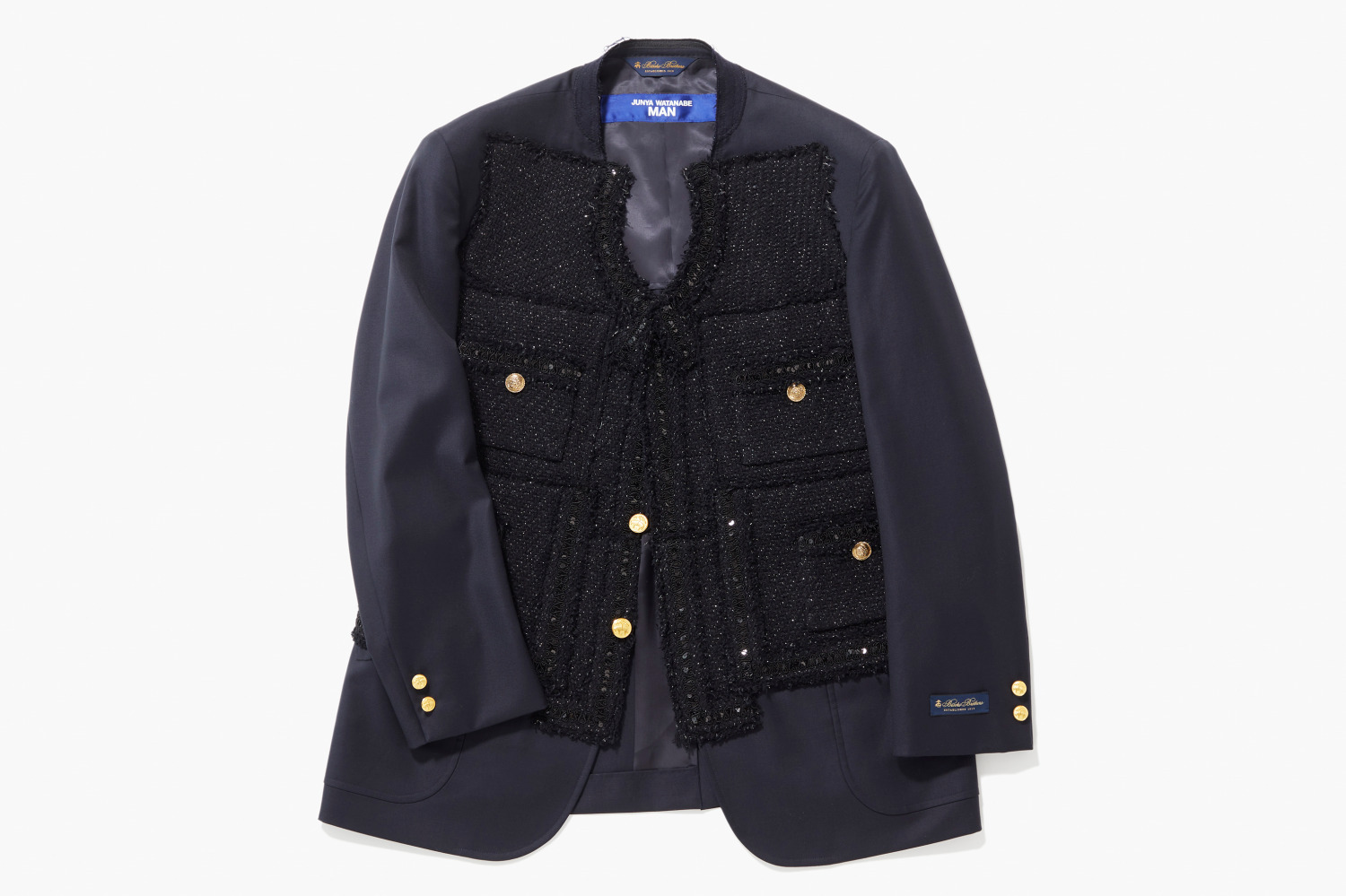 ジュンヤ ワタナベ マン×ブルックス ブラザーズ、ツイード素材の再構築