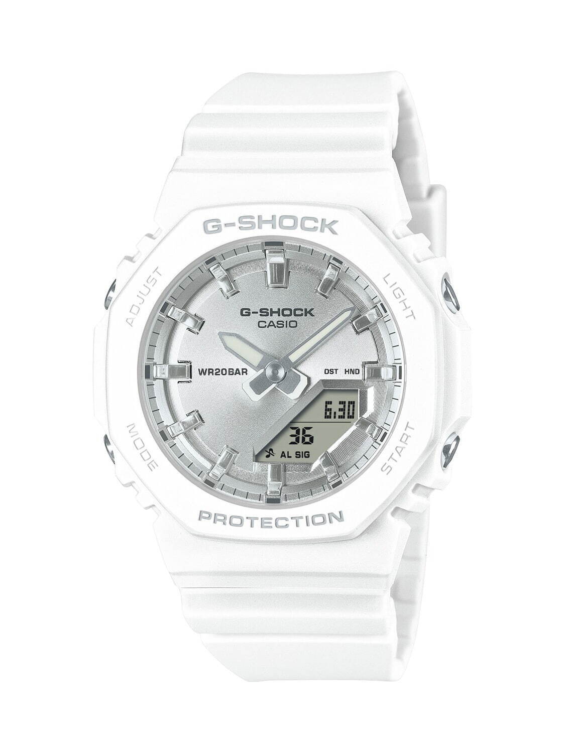 G-SHOCKからオールホワイト×シルバーの新作腕時計、夏のビーチリゾート
