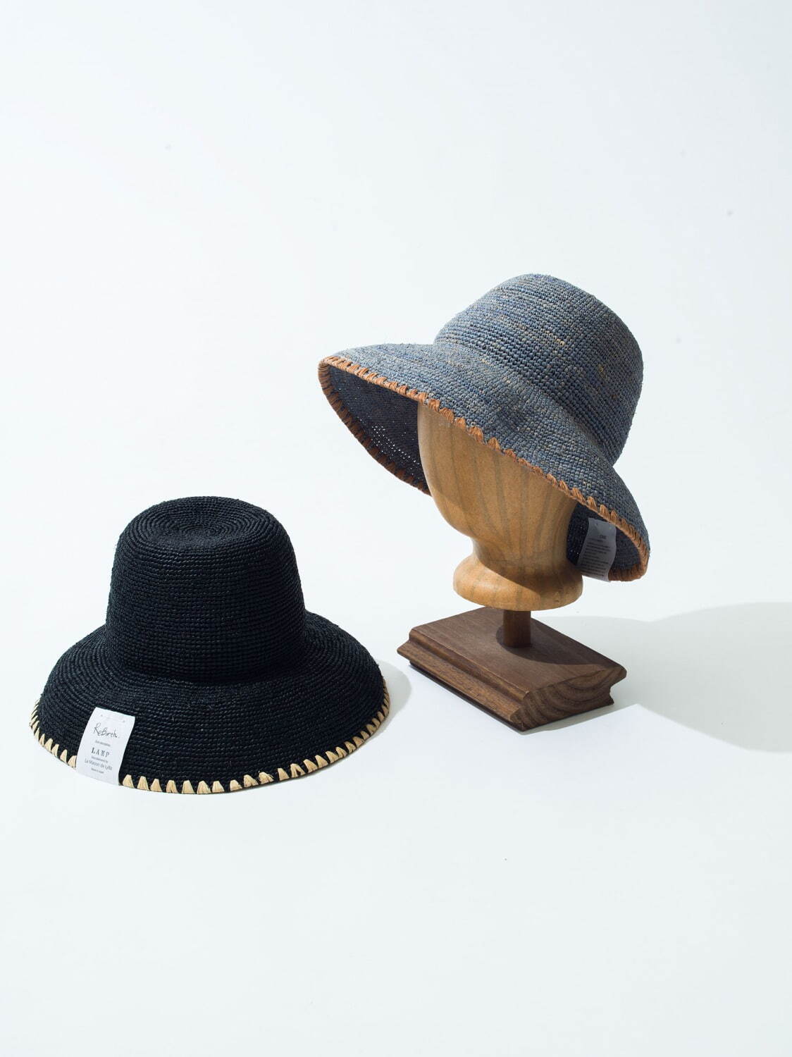 メゾンドリリス×RHC ロンハーマン“1点物”の夏用ハット、日除けに優れた